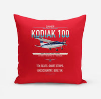 Thumbnail for Daher Kodiak 100 Series III design on red pillow