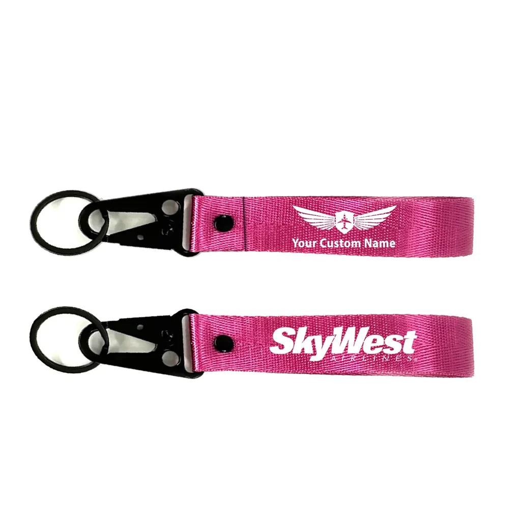 skywest airlines Hawk-shaped key chain, Pink+ NAME