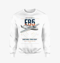 Thumbnail for de Havilland Vampire FB5 design on white sweatshirt