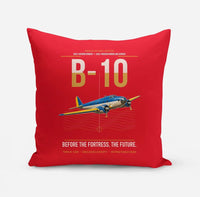 Thumbnail for Martin B-10 design on red pillow