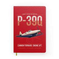 Thumbnail for P-39Q Airacobra design on red notebook