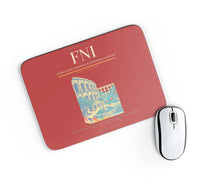 Thumbnail for Nîmes-Alès-Camargue-Cévennes Airport (FNI) design on red rectangle mouse pad