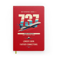 Thumbnail for Boeing 737-900ER design on red notebook