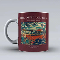 Thumbnail for VINTAGE G4022 - The Outback Run - Ceramic Mug design on darkred