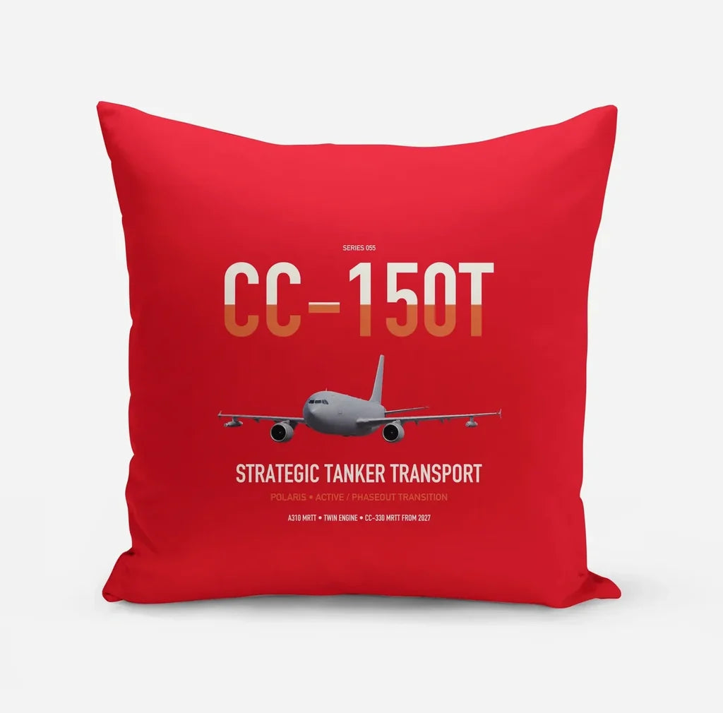 Airbus CC-150T Polaris design on red pillow