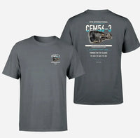 Thumbnail for CFM56-3 design on gray t shirt