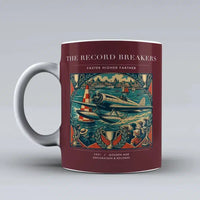 Thumbnail for VINTAGE G4030 - The Record Breakers - Ceramic Mug design on darkred