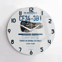 Thumbnail for CF34-3B1 design on light gray no frame wall clock