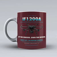 Thumbnail for Flight IF1200A Mug design on dark red inspired