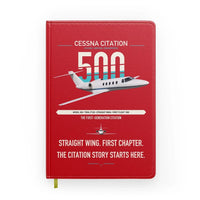 Thumbnail for Cessna Citation 500 - Citation I design on red notebook