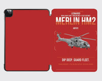 Thumbnail for Leonardo AW101 Merlin HM2 design on red ipad tablet case