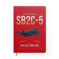Thumbnail for SB2C-5 Helldiver design on red notebook