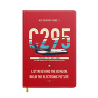 Thumbnail for Airbus C295 SIGINT design on red notebook