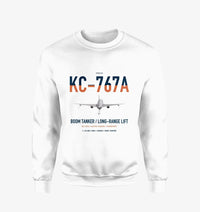 Thumbnail for Boeing KC-767A design on white sweatshirt