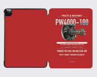 Thumbnail for PW4000-100 design on red ipad tablet case
