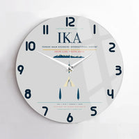 Thumbnail for Tehran Imam Khomeini International Airport (IKA) design on light gray no frame wall clock