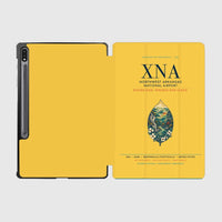 Thumbnail for Northwest Arkansas National Airport (XNA) design on yellow samsung tablet tablet case