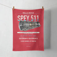 Thumbnail for SPEY 511 design on red towel