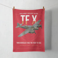 Thumbnail for Bristol Beaufighter TF X design on red towel