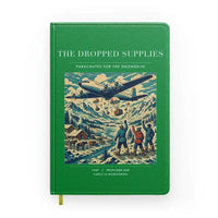 Thumbnail for VINTAGE G4234 - The Dropped Supplies - Designed Notebooks design on green