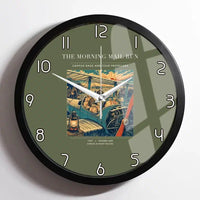 Thumbnail for VINTAGE G4146 - The Morning Mail Run - Designed Wall Clocks design on greenarmy framed