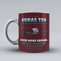 Thumbnail for Agras T50 Mug design on dark red dji