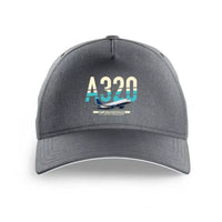 Thumbnail for Airbus A320P2F design on gray printed hat