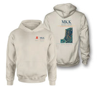 Thumbnail for Molokai Airport (MKK) design on khaki double-side hoodie