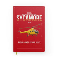 Thumbnail for Bristol Sycamore HR14 design on red notebook