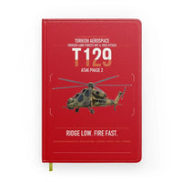 Thumbnail for Turkish Aerospace T129 ATAK Phase 2 design on red notebook
