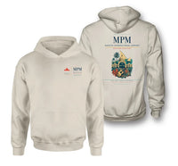 Thumbnail for Maputo International Airport (MPM) design on khaki double-side hoodie