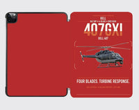 Thumbnail for Bell 407GXi design on red ipad tablet case