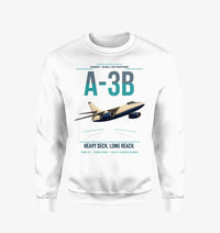 Thumbnail for A-3B Skywarrior design on white sweatshirt