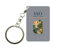 Thumbnail for Siargao Airport (IAO) design on gray key chain