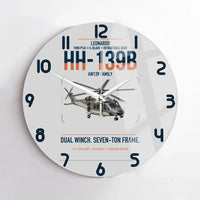 Thumbnail for Leonardo HH-139B design on light gray no frame wall clock