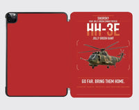 Thumbnail for Sikorsky HH-3E Jolly Green Giant design on red ipad tablet case