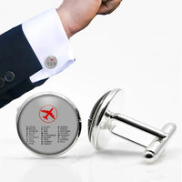 Thumbnail for Aviation Alphabet Cuff Links - view 7
