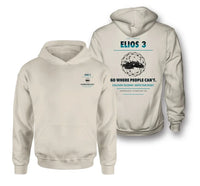 Thumbnail for Flyability Elios 3 design on khaki hoodie