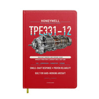 Thumbnail for TPE331-12 design on red notebook