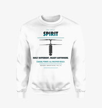 Thumbnail for Ascent AeroSystems Spirit design on white sweatshirt