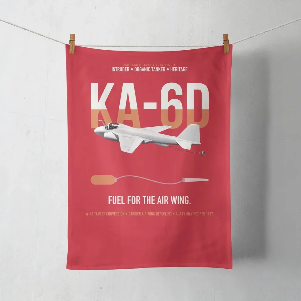 KA-6D Intruder design on red towel
