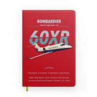 Thumbnail for Bombardier Learjet 60XR design on red notebook