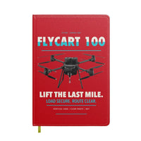 Thumbnail for DJI FlyCart 100 design on red notebook
