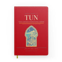 Thumbnail for Tunis-Carthage International Airport (TUN) design on red notebook