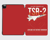 Thumbnail for BAC TSR-2 design on red ipad tablet case