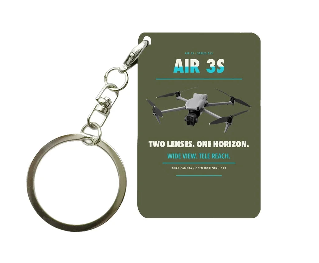 DJI Air 3S Key Chain design on green army key chain