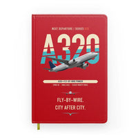 Thumbnail for Airbus A320 design on red notebook