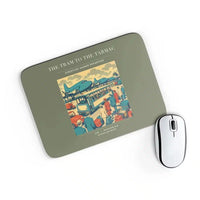 Thumbnail for VINTAGE G4372 - The Tram To The Tarmac - Designed Mouse Pads design on greenarmy rectangle