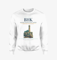 Thumbnail for Bukhara International Airport BHK Sweatshirt - White