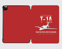Thumbnail for T-1A Jayhawk Advanced Jet Trainer design on red ipad tablet case